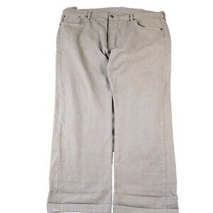 Levi's 501 Jeans Men's 40x32 Gray Straight Leg Button Fly Classic Denim